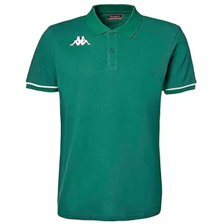 Kappa Barli Poloshirt, Grün/Weiß, 3XL