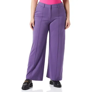 ICHI Damen IHKATE SUS Office Wide PA Lässige Business-Hose, 193622/Loganberry, S