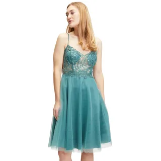 Vera Mont Damen Cocktailkleid im Glitzer-Look Bright eucalyptus) , 30925313-40 Normalgrößen