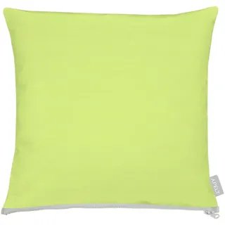 Apelt Zierkissen , Hellgrün , Textil , Uni , Füllung: Vlies,Vlies , quadratisch , 48x48 cm , Oeko-Tex® Standard 100 , hochwertige Qualität , Heimtextilien, Wohntextilien, Kissen, Zierkissen