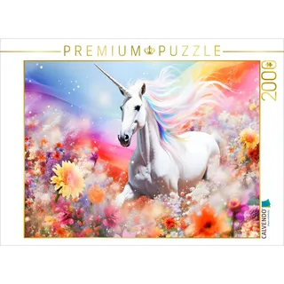 CALVENDO Puzzle Ein Motiv aus dem Kalender Einhorn und coole Sprüche | 2000 Teile Lege-Größe 90x67cm Foto-Puzzle für glückliche Stunden