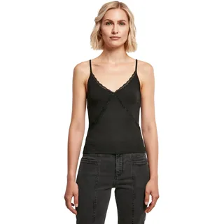 Urban Classics Damen Top Ladies Lace 90 ́s Top Black XXL