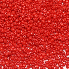 Bala&Fillic Rot Farbe 3mm Perlen zum Auffädeln 3600Stücke/100Gramm,8/0 Glasperlen zur Herstellung von Armbändern, Halsketten und Ohrringen (Rot)