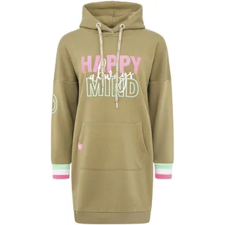 Zwillingsherz Sweatkleid Grün L