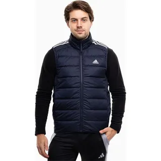 Adidas ESS 3S L DOWN V Herren Weste Blau L - Dunkelblau, Schwarz