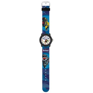 Jungen Armbanduhr Landmaschinen von Scout aus Kunststoff, blau - Blau