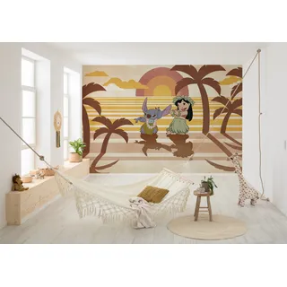 KOMAR Disney Lilo and Stitch Hula Harmony", bunt, B:350m H:250m, Vlies, Tapeten, Fototapete