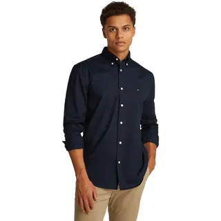 Tommy Hilfiger Core Flex Regular Fit Langarmhemd - Desert Sky), - L,