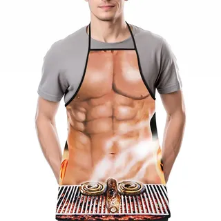 KUMSODE Lustige Kochschürze Herren Grillschürze Für Männer Lustig Sexy Schürze Herren Weihnachtsschürze Lustige Geschenke Herren Geburtstagsgeschenk Geschenk