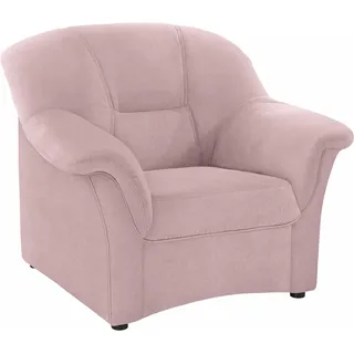 DOMO collection Sessel Sarafina Mikrofaser 102 x 83 x 81 cm Rosa