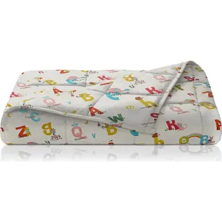nivion gmbh Dailydream Kinder Gewichtsdecke | 104x150 | 3,2 kg | Motiv Wald | aus 100% Baumwolle | mit Glasperlenfüllung | schwere Decke zum Schlafen | Weighted Blanket | Therapiedecke | Körpergewicht 35-55 kg