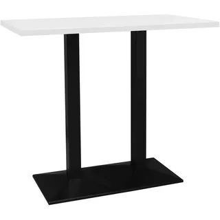 Mäusbacher Big Bistro Metall 120 x 105 x 70 cm weiß/schwarz
