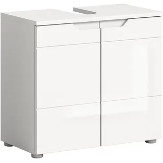INOSIGN Waschbeckenunterschrank CAPRI 2 Türen 63 x 59 cm Weiß