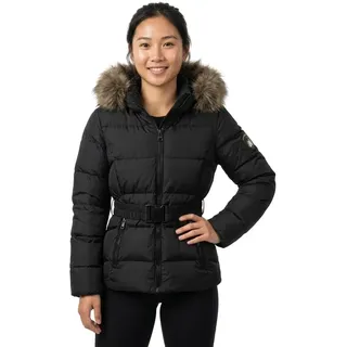 Superdry Fuji Belted Steppjacke Schwarz 36