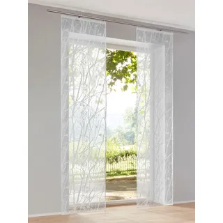 Heine home Schiebegardine Klettband 1 Stk. tlg., weiß