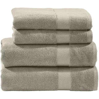 Done. Deluxe Handtuchset 4-tlg. grau