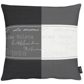 APELT Kissenbezug Tarent 46 x 46 cm Schwarz
