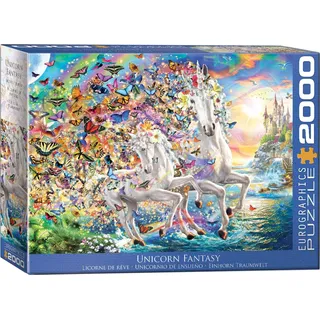 Eurographics Puzzle Einhorn Fantasy - 2000 Teile Fantasie