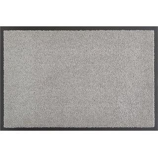 andiamo Fußmatte Verdi - Schmutzfangmatte für den Hauseingang - ideal als Fußmatte innen oder als Fußabtreter im überdachten Außenbereich - Fußabstreifer für Haustür 80 x 120 cm Silber