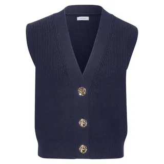 LASCANA Strickweste »Amira« mit goldenen Knöpfen, Pullunder, modisch