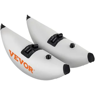 Vevor Kajak Ausleger Stabilisator 2,1 - 2,4 m PVC Weiß
