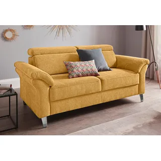 sit&more Couch 2,5-Sitzer gelb
