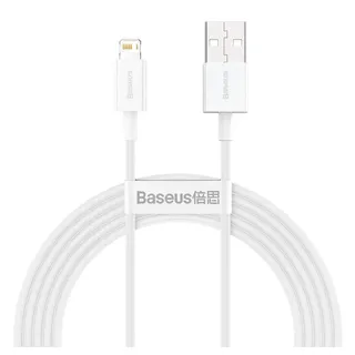 Baseus Superior Kabel USB - iPhone 2.4A 2 m Weiß