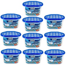 ANSIO Luftentfeuchter 10er Pack x 500 ml Kondensentferner Feuchtigkeitsabsorber, Luftentfeuchter für Nässe, Schimmel, Feuchtigkeit im Haushalt, Küche, Kleiderschrank, Schlafzimmer, Wohnwagen, Garage