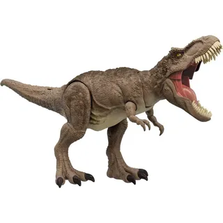 MATTEL JURASSIC WORLD T-Rex Total Attack Dinosaurierfiguren HXF53 - Braun
