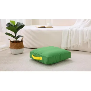 MolynnChic Große Bodenkissen Meditationskissen Quadratische Bodenkissen für Erwachsene, Premium Dicke Outdoor-Sitzkissen, Yogakissen Sitzkissen 45cm