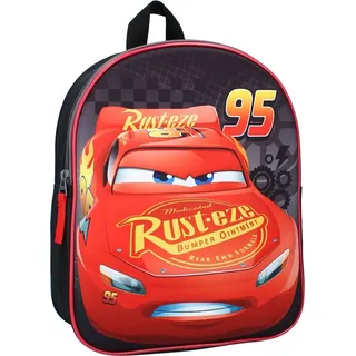 Vadobag 3D Kinderrucksack 9 Liter Cars Race Ready - Rot