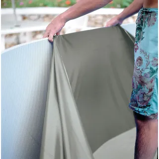 GRE SP4550GF – Grau Auskleidung für runde Aufstellpools mit den Maßen 460 x 120 cm, mit Overlap-System