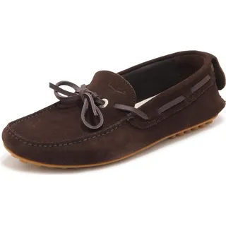 N6202 Mocassino Uomo Voile Blanche Man Suede Loafer - Braun