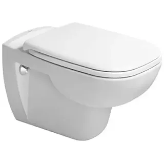 Duravit D-Code Wand-WC mit WC-Sitz Weiß Hochglanz