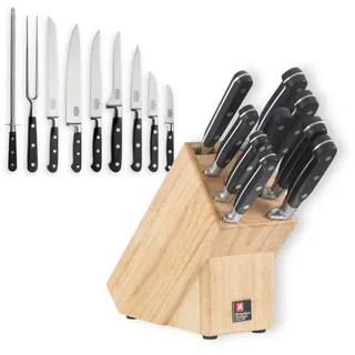 Richardson Sheffield V SABATIER Messerblock 10-tlg. Braun