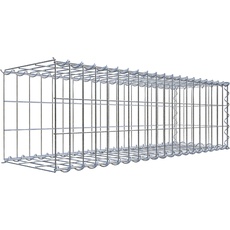 Bild Gabione, silbergrau, Maschenweite 5 cm x 10 cm