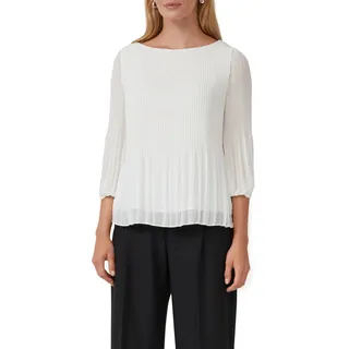 s.Oliver Damen Plisseebluse mit 3/4-arm Bluse (1er Pack)