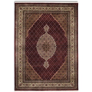 cazaris Orientteppich Creme, Rot, & 90x160 cm,