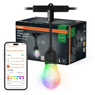 Osram SMART+ Outdoor WiFi-Lichterkette, 4,5W, schwarz