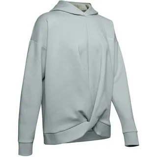 Under Armour Damen Oberteil Recovery Fleece Wrap Po Hoodie, Grün, SM, 1344167-189