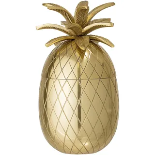 Bloomingville Eisbehälter Ananas, goldfarben, Aluminium, 24cm, Gold