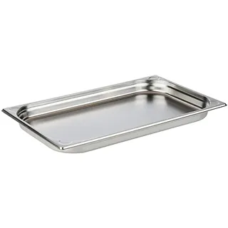 APS 81101 GN-Behälter 1/1, Gastronormbehälter Edelstahl rostfrei/Abmessungen 32,5 x 53 cm/Tiefe 40 mm/Volumen 5 Liter
