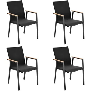 Solpuri Soul Stapelsessel 58 x 66 x 112 cm anthrazit