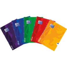 Bild OPENFLEX Schulheft A4, 60 Blätter, liniert, 5 Stück-Packung Farbenmix