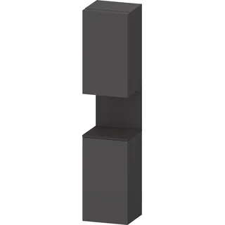 Duravit Collection One Hochschrank, Türanschlag rechts, 400x360x1760mm, Nische Graphit Supermatt, QA1346R80490010, Farbe: Graphit Matt/mit Nischenbeleuchtung