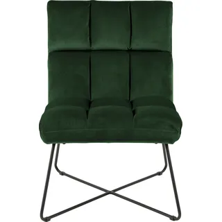 Actona Loungesessel Samtvelours 62 x 90 x 86 cm Grün