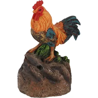 Esschert Design Begrüssungshahn, Gartenstatue Vogel, 1 Stück(e), Polyresin, Mehrfarbig, 86 mm, 56 mm