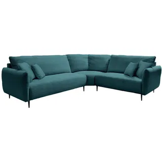 Livetastic Ecksofa , Petrol , Textil , Füllung: Schaumstoff,Schaumstoff,Schaumstoff , L-Form , 294x256 cm , Made in Europe , Typenauswahl, seitenverkehrt erhältlich, Rücken echt, Armteil links, Armteil rechts , Wohnzimmer, Sofas & Couches, Wohnlandschaften, Ecksofas