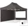 Faltpavillon 3 x 4,5 m inkl. 2 Seitenteile Dunkelgrau