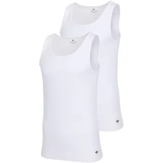 adidas Originals Muskelshirt »Comfort Rib Cotton« 2er-Pack, gerippt, Baumwollmix, atmungsaktiv, schlicht, Basic, weiß
